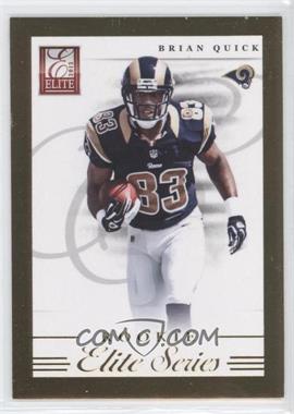 2012 Elite - Elite Series Rookies - Gold #12 - Brian Quick /149