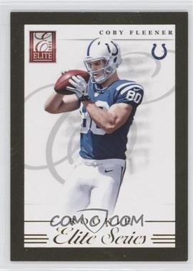 2012 Elite - Elite Series Rookies - Gold #13 - Coby Fleener /149