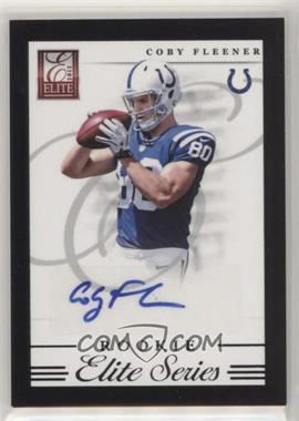 2012 Elite - Elite Series Rookies - Signatures #13 - Coby Fleener /99