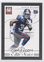 David Wilson #/999