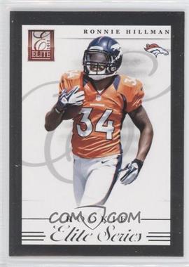 2012 Elite - Elite Series Rookies - Silver #22 - Ronnie Hillman /999