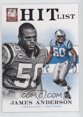 2012 Elite - Hit List - Black #11 - James Anderson /49