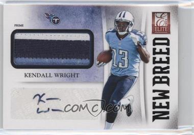 2012 Elite - New Breed Jerseys - Prime Signatures #7 - Kendall Wright /10