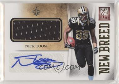 2012 Elite - New Breed Jerseys - Signatures #35 - Nick Toon /50