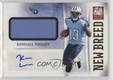 2012 Elite - New Breed Jerseys - Signatures #7 - Kendall Wright /25