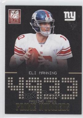 2012 Elite - Prime Numbers - Gold #13 - Eli Manning /149