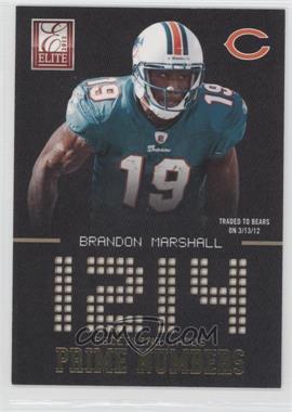 2012 Elite - Prime Numbers - Gold #18 - Brandon Marshall /149