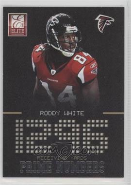 2012 Elite - Prime Numbers - Silver #12 - Roddy White /999