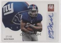 David Wilson #/49