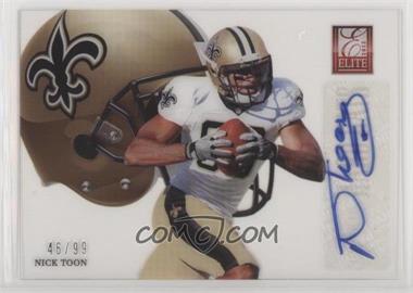 2012 Elite - Rookie Hard Hats - Signatures #27 - Nick Toon /99