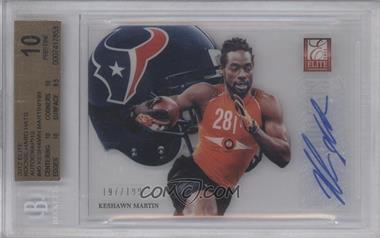 2012 Elite - Rookie Hard Hats - Signatures #45 - Keshawn Martin /199 [BGS 10 PRISTINE]