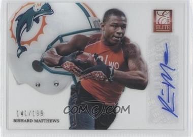 2012 Elite - Rookie Hard Hats - Signatures #51 - Rishard Matthews /199