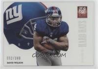 David Wilson #/399