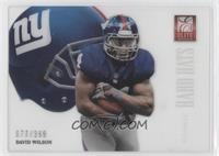 David Wilson #/399