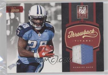 2012 Elite - Throwback Threads - Prime #15 - Chris Johnson /49