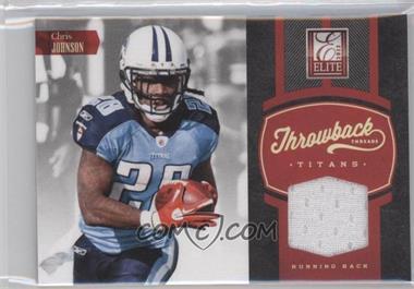 2012 Elite - Throwback Threads #15 - Chris Johnson /199