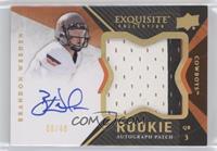 Rookie Autograph Patch - Brandon Weeden #/40