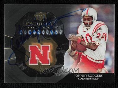 2012 Exquisite Collection - Dimensions Signatures #EB-JR - Johnny Rodgers /60