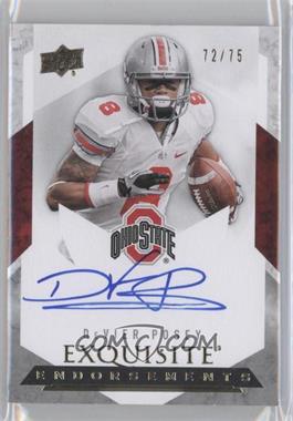 2012 Exquisite Collection - Endorsement Signatures #EE-DP - DeVier Posey /75