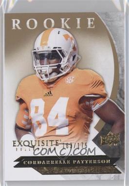 2012 Exquisite Collection - Exquisite Rookies #ER-CP - Cordarrelle Patterson /175