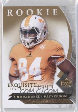 2012 Exquisite Collection - Exquisite Rookies #ER-CP - Cordarrelle Patterson /175