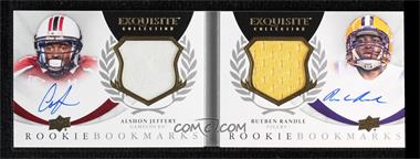 2012 Exquisite Collection - Rookie Bookmarks Signatures #RBM-JR - Alshon Jeffery, Rueben Randle /50