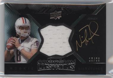 2012 Exquisite Collection - Upper Deck Black Rookie Lustrous Jersey Signatures #BRL-10 - Nick Foles /99