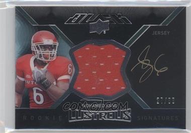 2012 Exquisite Collection - Upper Deck Black Rookie Lustrous Jersey Signatures #BRL-26 - Mohamed Sanu /99