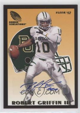 2012 Fleer Retro - 1993 Fleer Rookie Sensations - Autographs #RS-1 - Robert Griffin III