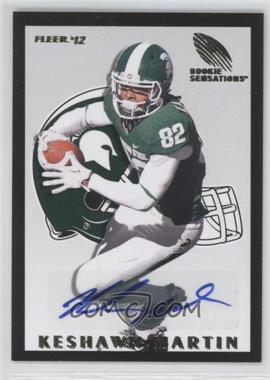 2012 Fleer Retro - 1993 Fleer Rookie Sensations - Autographs #RS-64 - Keshawn Martin