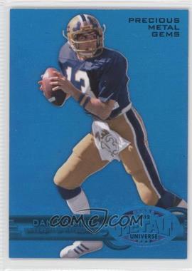 2012 Fleer Retro - 1997-98 Fleer Metal - Blue Precious Metal Gems #M-8 - Dan Marino /50