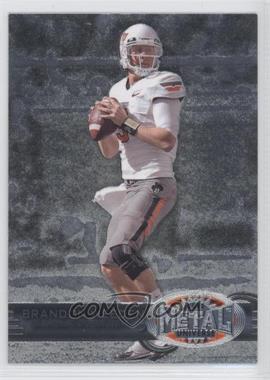 2012 Fleer Retro - 1997-98 Fleer Metal #M-46 - Brandon Weeden