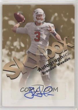 2012 Fleer Retro - 1998 Autographics #98AU-BW - Brandon Weeden