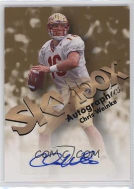 2012 Fleer Retro - 1998 Autographics #98AU-CW - Chris Weinke