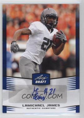 2012 Leaf Draft - Autographs - Blue #LJ1 - LaMichael James