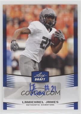 2012 Leaf Draft - Autographs - Blue #LJ1 - LaMichael James