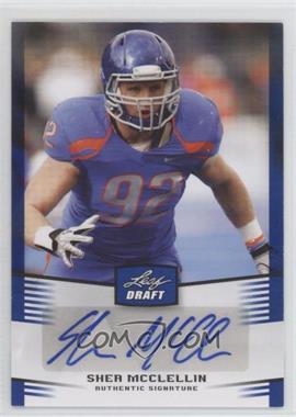 2012 Leaf Draft - Autographs - Blue #SM1 - Shea McClellin [Noted]