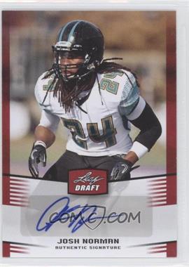 2012 Leaf Draft - Autographs - Red #JN1 - Josh Norman