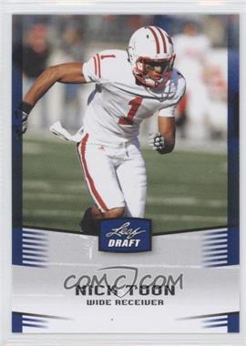 2012 Leaf Draft - [Base] - Blue #39 - Nick Toon