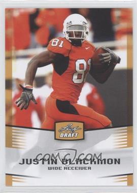 2012 Leaf Draft - [Base] - Gold #25 - Justin Blackmon