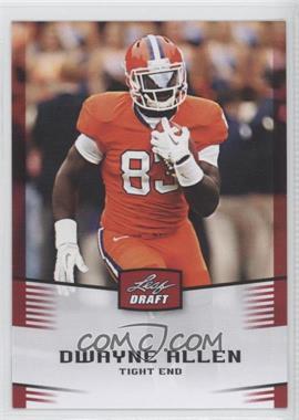 2012 Leaf Draft - [Base] - Red #18 - Dwayne Allen