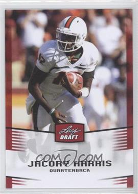 2012 Leaf Draft - [Base] - Red #22 - Jacory Harris
