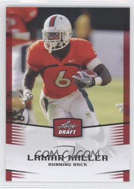 2012 Leaf Draft - [Base] - Red #28 - Lamar Miller