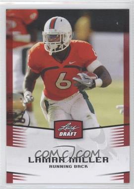 2012 Leaf Draft - [Base] - Red #28 - Lamar Miller