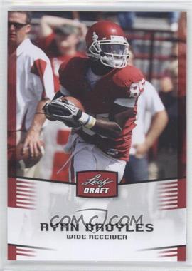 2012 Leaf Draft - [Base] - Red #42 - Ryan Broyles