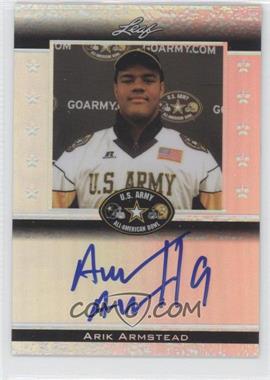 2012 Leaf Metal Draft - Army All-American Bowl #ATA-AA2 - Arik Armstead /50