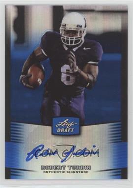 2012 Leaf Metal Draft - [Base] - Blue #RT1 - Robert Turbin /25