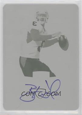 2012 Leaf Metal Draft - [Base] - Printing Plate Yellow #BW1 - Brandon Weeden /1