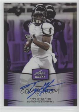 2012 Leaf Metal Draft - [Base] - Purple #TYH - T.Y. Hilton /25