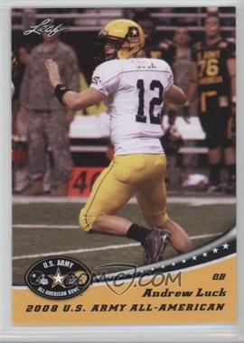 2012 Leaf U.S. Army All-American Bowl - 2008 Andrew Luck #AAB-AL1 - Andrew Luck